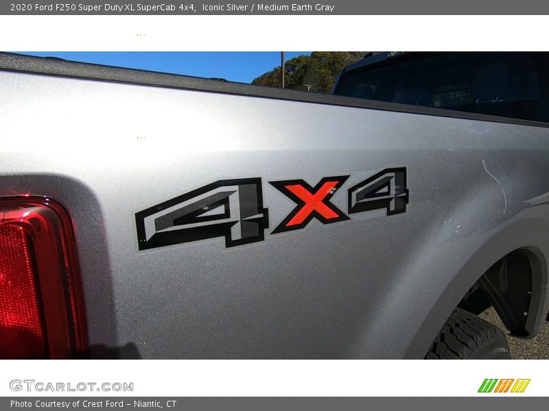 Iconic Silver / Medium Earth Gray 2020 Ford F250 Super Duty XL SuperCab 4x4