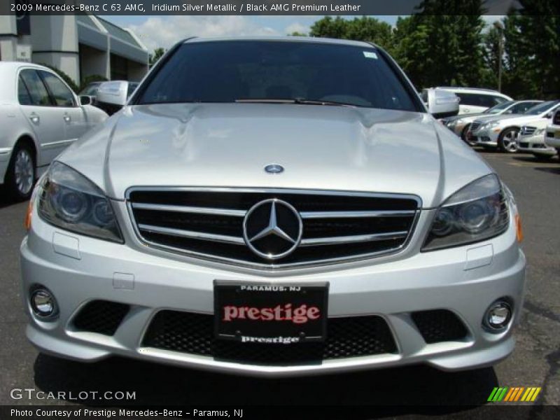 Iridium Silver Metallic / Black AMG Premium Leather 2009 Mercedes-Benz C 63 AMG