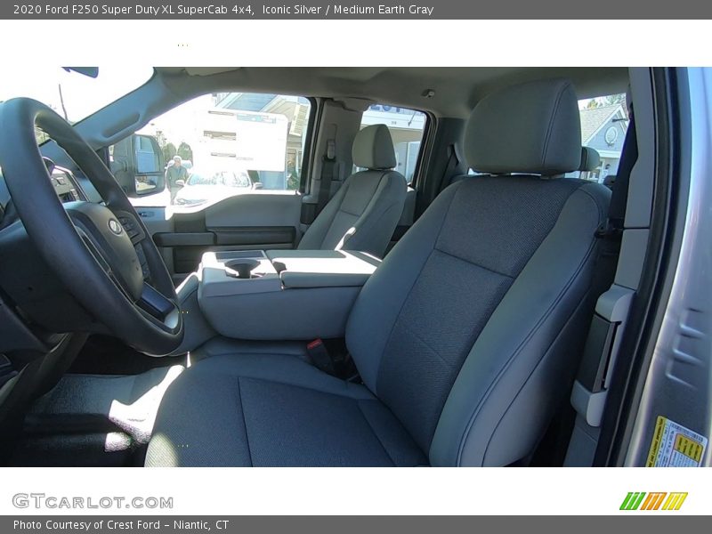 Iconic Silver / Medium Earth Gray 2020 Ford F250 Super Duty XL SuperCab 4x4
