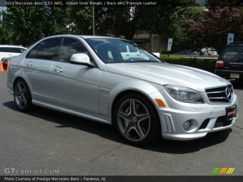 Iridium Silver Metallic / Black AMG Premium Leather 2009 Mercedes-Benz C 63 AMG