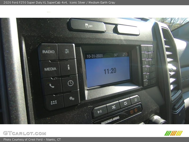 Iconic Silver / Medium Earth Gray 2020 Ford F250 Super Duty XL SuperCab 4x4