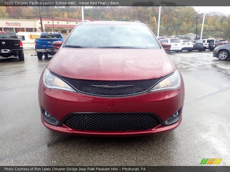 Velvet Red Pearl / Black 2020 Chrysler Pacifica Launch Edition AWD
