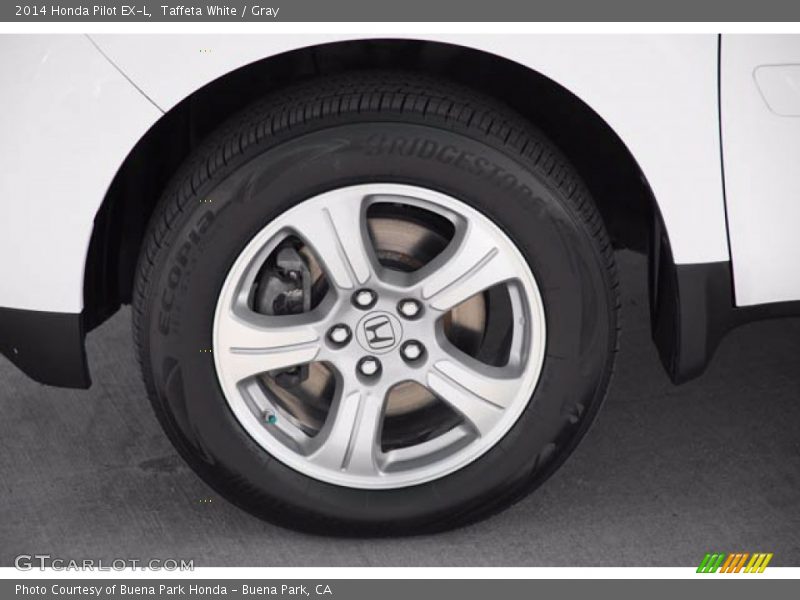 Taffeta White / Gray 2014 Honda Pilot EX-L