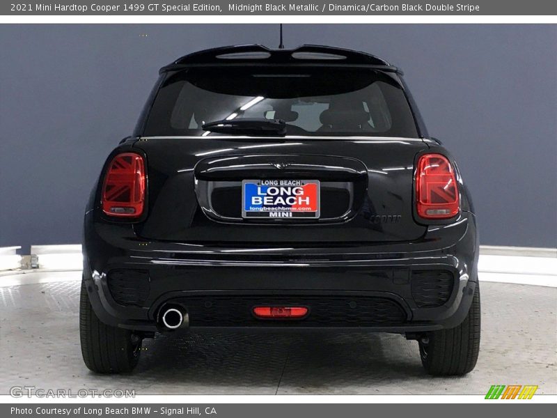 Midnight Black Metallic / Dinamica/Carbon Black Double Stripe 2021 Mini Hardtop Cooper 1499 GT Special Edition