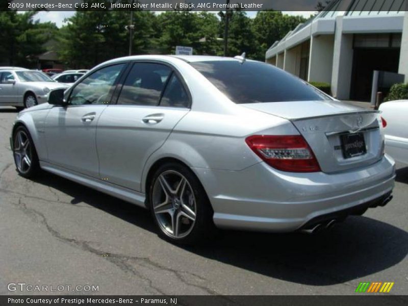 Iridium Silver Metallic / Black AMG Premium Leather 2009 Mercedes-Benz C 63 AMG