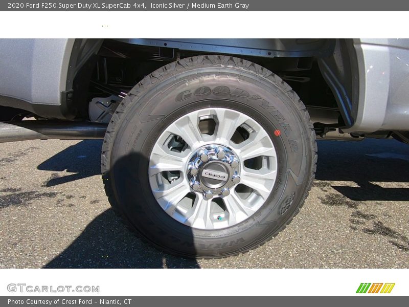 Iconic Silver / Medium Earth Gray 2020 Ford F250 Super Duty XL SuperCab 4x4