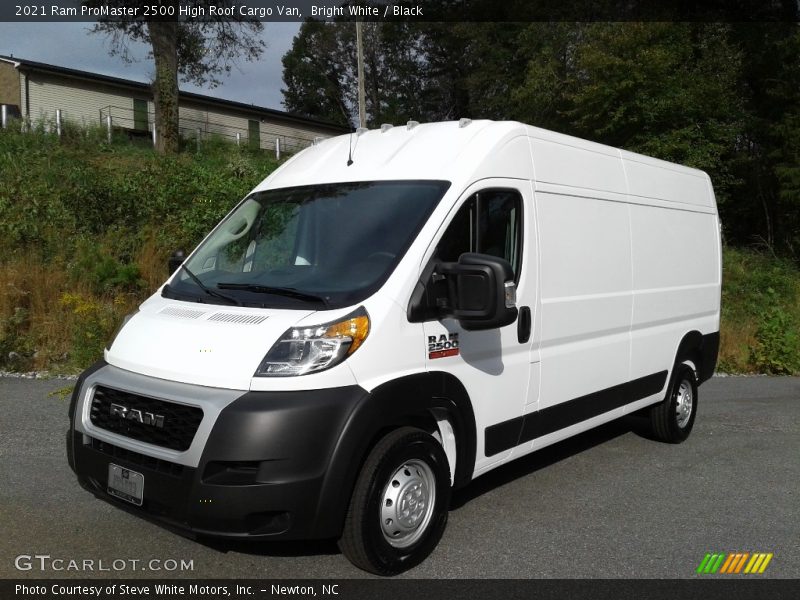 Front 3/4 View of 2021 ProMaster 2500 High Roof Cargo Van