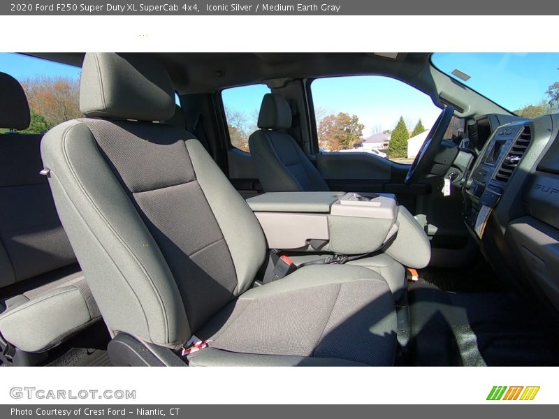 Iconic Silver / Medium Earth Gray 2020 Ford F250 Super Duty XL SuperCab 4x4