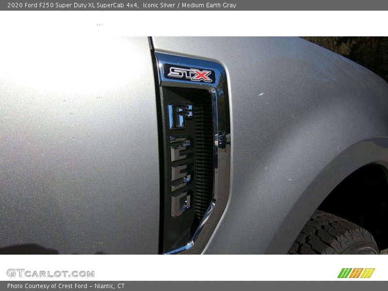 Iconic Silver / Medium Earth Gray 2020 Ford F250 Super Duty XL SuperCab 4x4