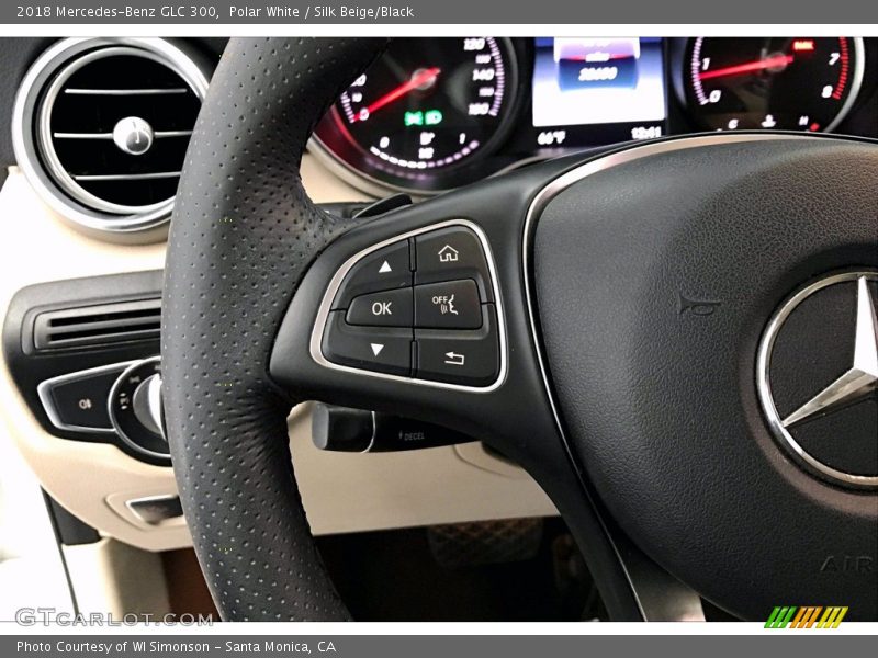 Polar White / Silk Beige/Black 2018 Mercedes-Benz GLC 300