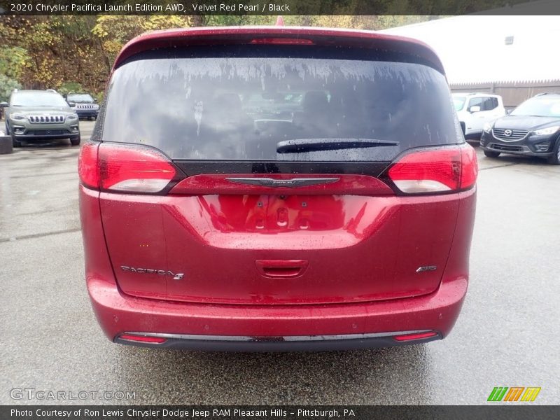 Velvet Red Pearl / Black 2020 Chrysler Pacifica Launch Edition AWD