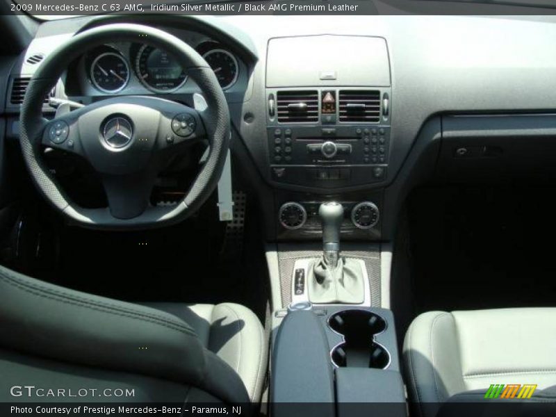 Iridium Silver Metallic / Black AMG Premium Leather 2009 Mercedes-Benz C 63 AMG