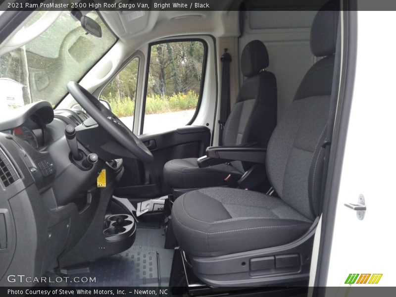  2021 ProMaster 2500 High Roof Cargo Van Black Interior