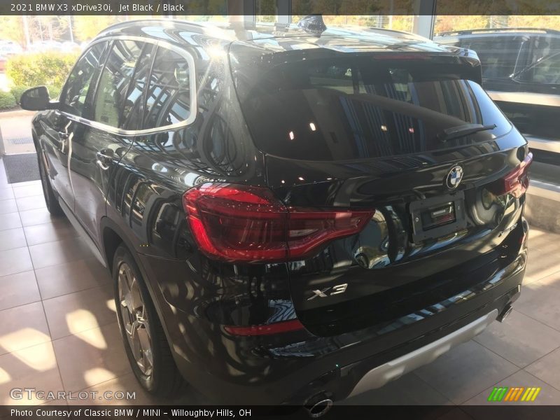 Jet Black / Black 2021 BMW X3 xDrive30i