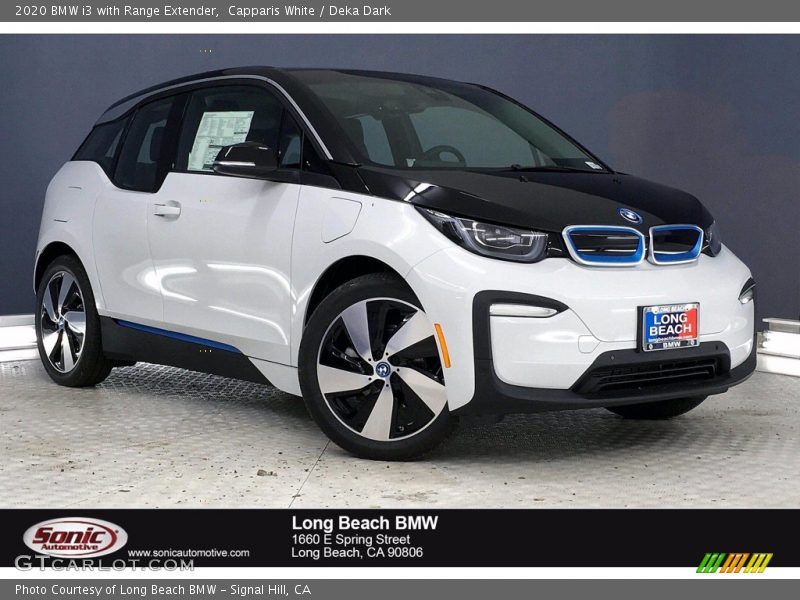 Capparis White / Deka Dark 2020 BMW i3 with Range Extender