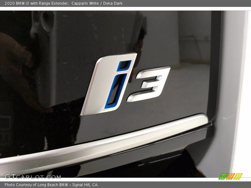Capparis White / Deka Dark 2020 BMW i3 with Range Extender