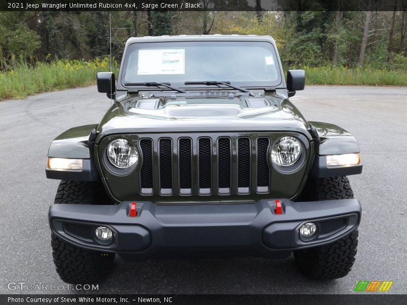 Sarge Green / Black 2021 Jeep Wrangler Unlimited Rubicon 4x4