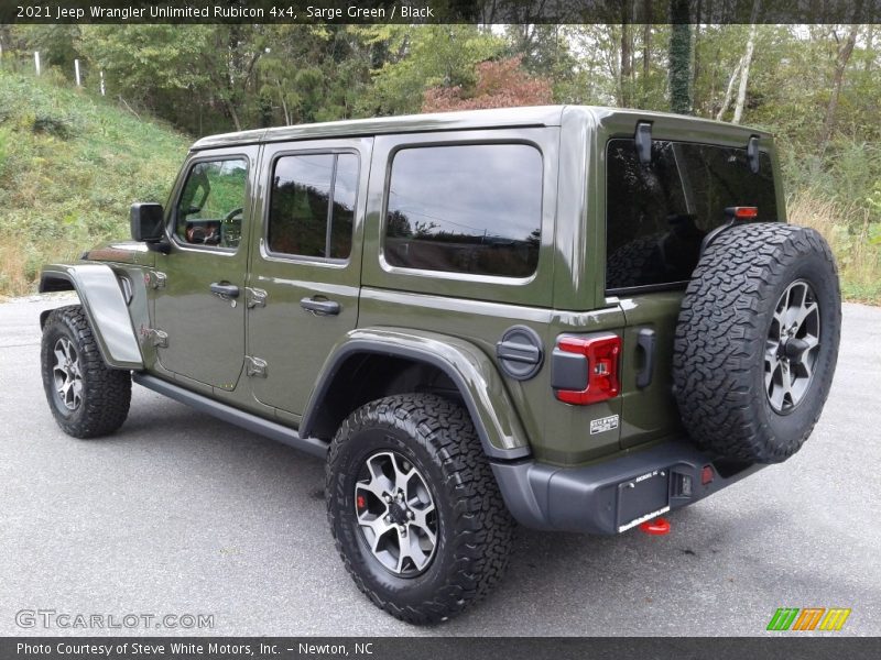 Sarge Green / Black 2021 Jeep Wrangler Unlimited Rubicon 4x4
