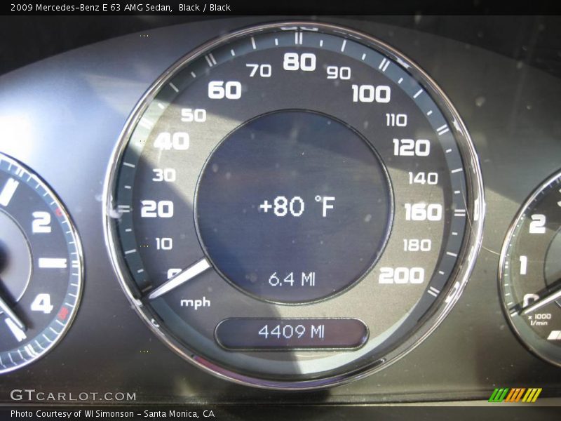 Black / Black 2009 Mercedes-Benz E 63 AMG Sedan