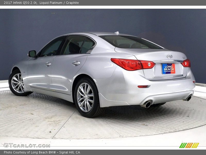 Liquid Platinum / Graphite 2017 Infiniti Q50 2.0t