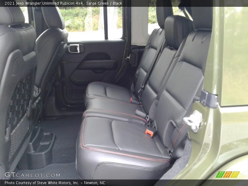 Rear Seat of 2021 Wrangler Unlimited Rubicon 4x4