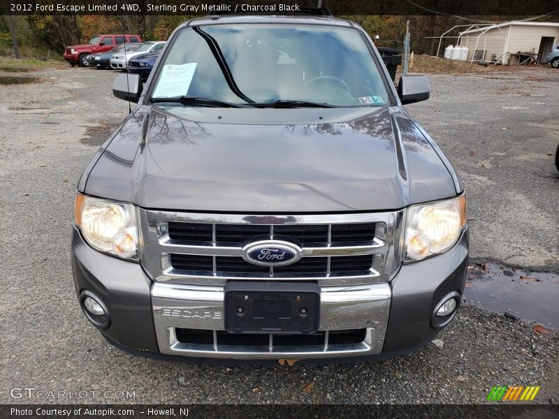 Sterling Gray Metallic / Charcoal Black 2012 Ford Escape Limited 4WD