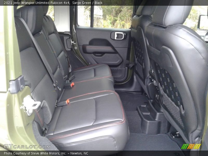 Rear Seat of 2021 Wrangler Unlimited Rubicon 4x4