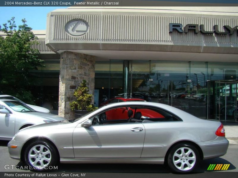 Pewter Metallic / Charcoal 2004 Mercedes-Benz CLK 320 Coupe