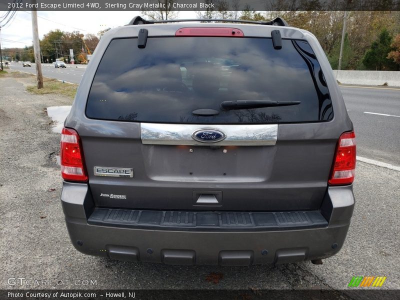 Sterling Gray Metallic / Charcoal Black 2012 Ford Escape Limited 4WD