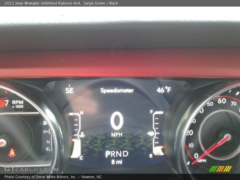  2021 Wrangler Unlimited Rubicon 4x4 Rubicon 4x4 Gauges