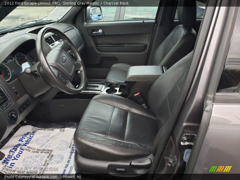 Sterling Gray Metallic / Charcoal Black 2012 Ford Escape Limited 4WD