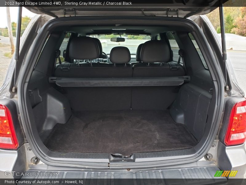 Sterling Gray Metallic / Charcoal Black 2012 Ford Escape Limited 4WD