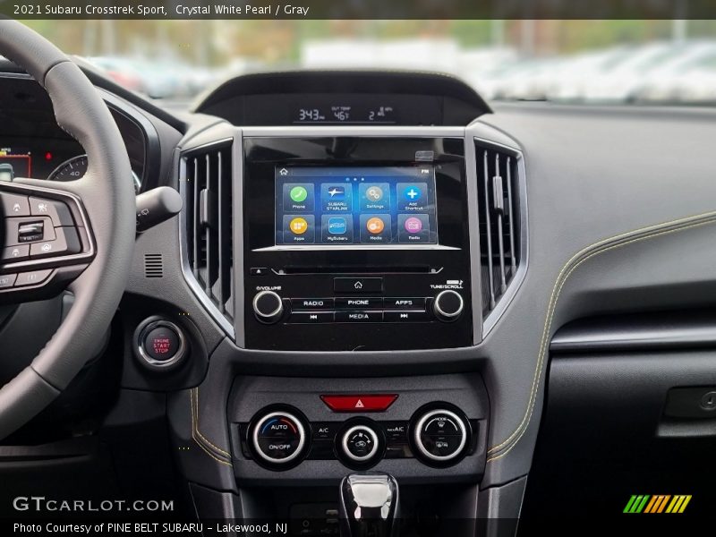 Controls of 2021 Crosstrek Sport