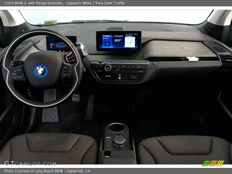 Capparis White / Tera Dark Truffle 2020 BMW i3 with Range Extender