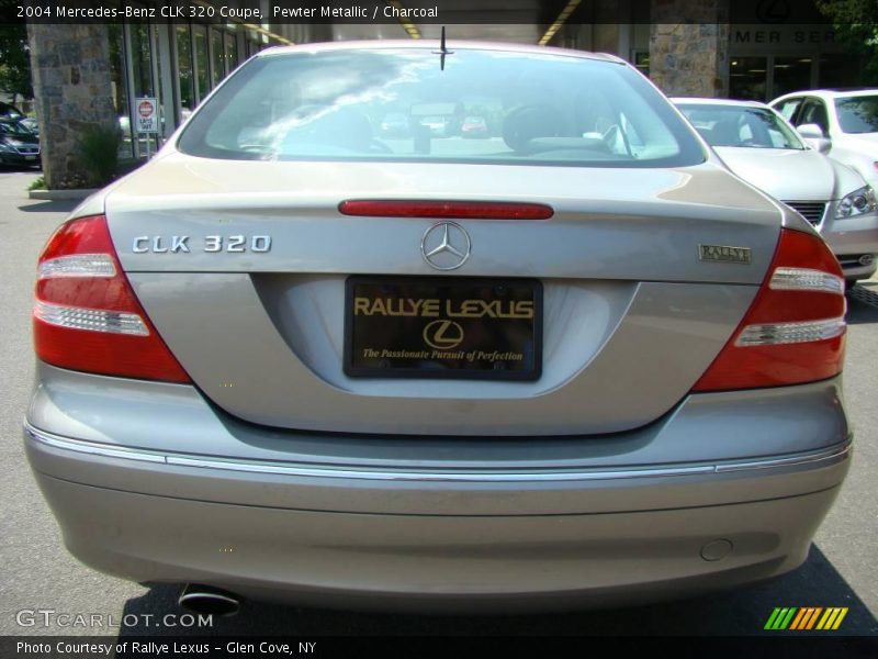 Pewter Metallic / Charcoal 2004 Mercedes-Benz CLK 320 Coupe