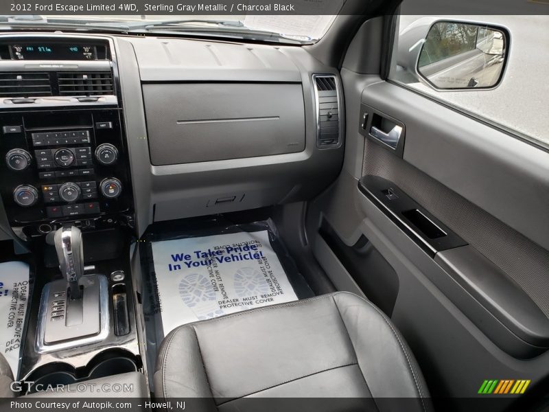 Sterling Gray Metallic / Charcoal Black 2012 Ford Escape Limited 4WD