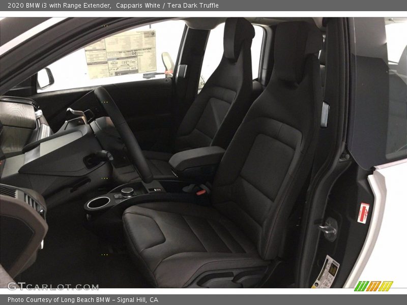 Capparis White / Tera Dark Truffle 2020 BMW i3 with Range Extender