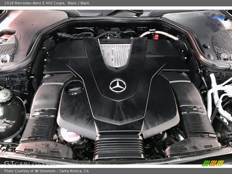 Black / Black 2018 Mercedes-Benz E 400 Coupe
