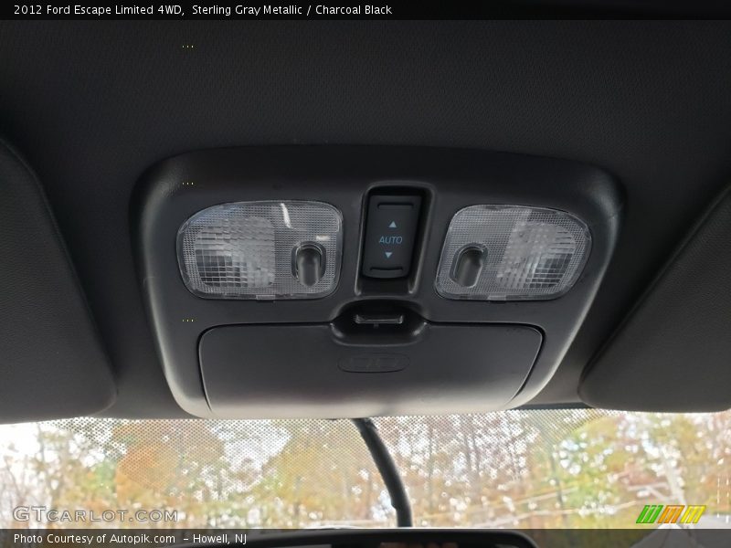 Sterling Gray Metallic / Charcoal Black 2012 Ford Escape Limited 4WD