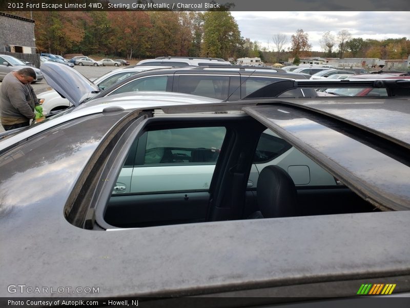 Sterling Gray Metallic / Charcoal Black 2012 Ford Escape Limited 4WD