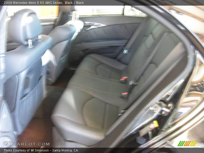 Black / Black 2009 Mercedes-Benz E 63 AMG Sedan