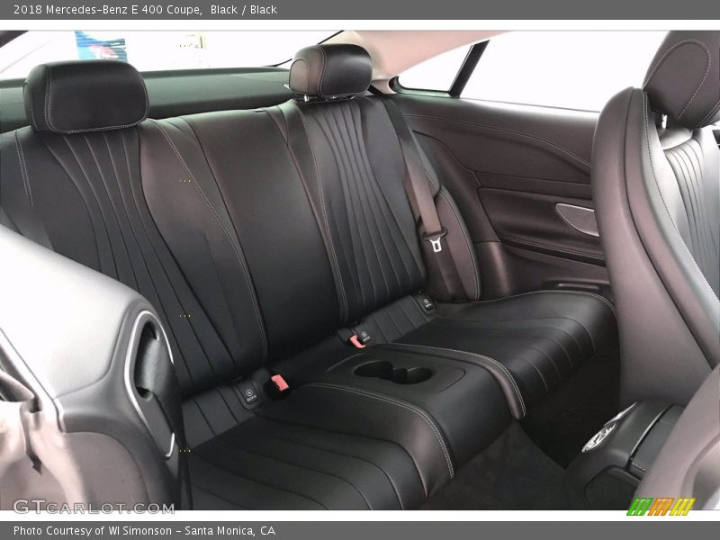 Black / Black 2018 Mercedes-Benz E 400 Coupe
