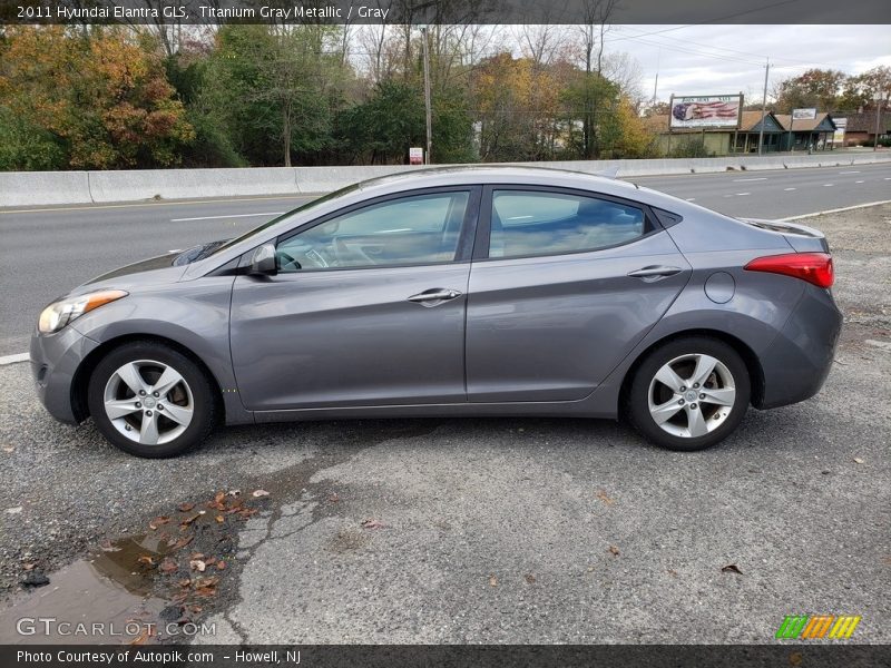 Titanium Gray Metallic / Gray 2011 Hyundai Elantra GLS