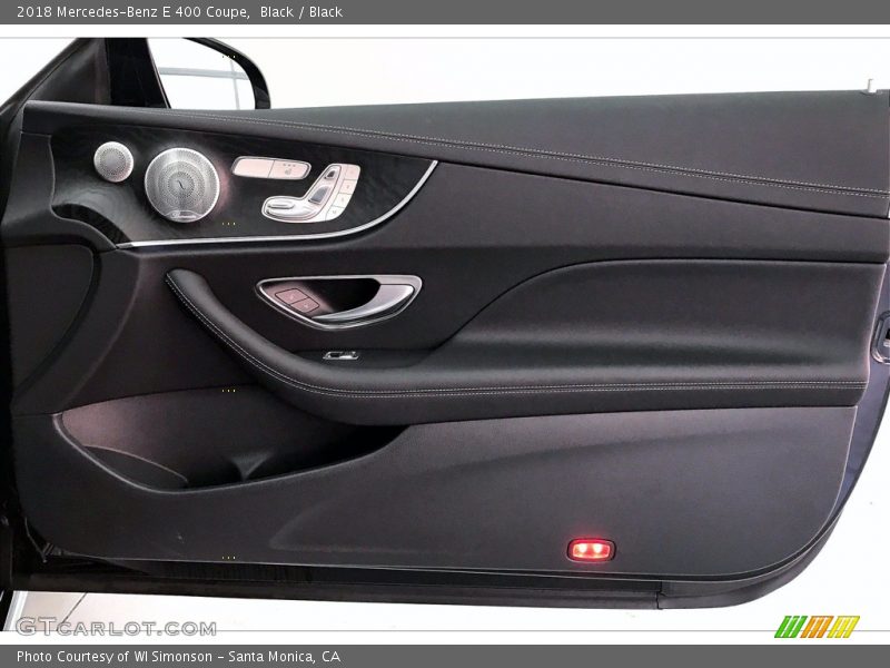 Black / Black 2018 Mercedes-Benz E 400 Coupe