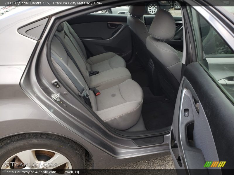 Titanium Gray Metallic / Gray 2011 Hyundai Elantra GLS