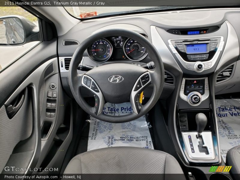 Titanium Gray Metallic / Gray 2011 Hyundai Elantra GLS