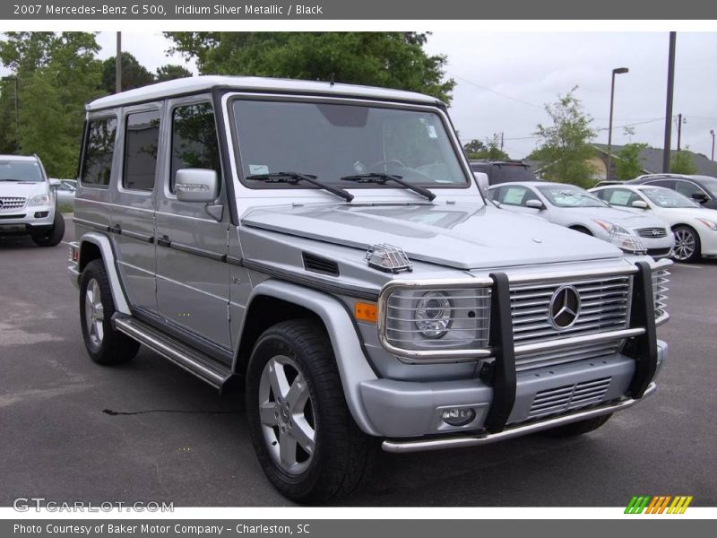 Iridium Silver Metallic / Black 2007 Mercedes-Benz G 500