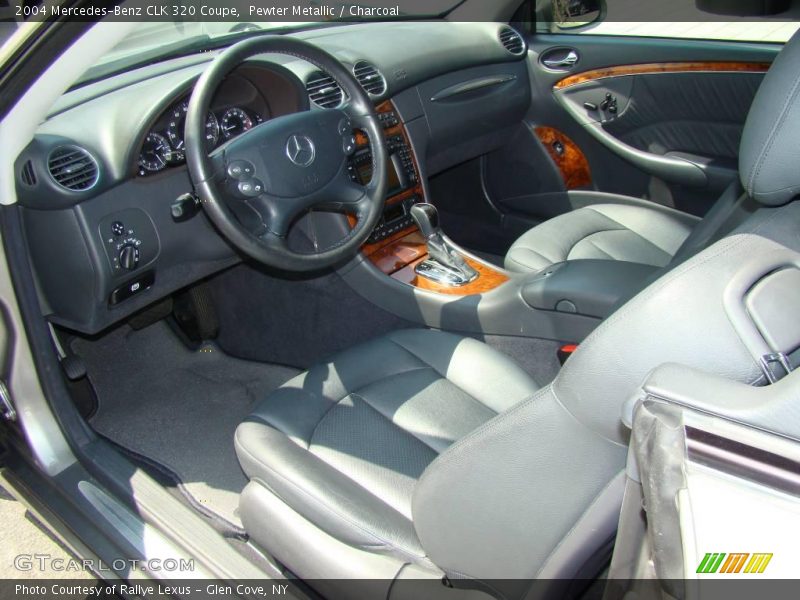 Pewter Metallic / Charcoal 2004 Mercedes-Benz CLK 320 Coupe