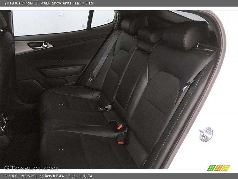 Snow White Pearl / Black 2019 Kia Stinger GT AWD