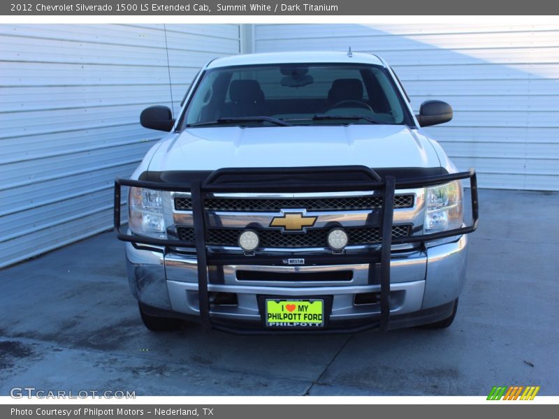 Summit White / Dark Titanium 2012 Chevrolet Silverado 1500 LS Extended Cab